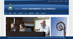 Desktop Screenshot of fanodiocesi.it